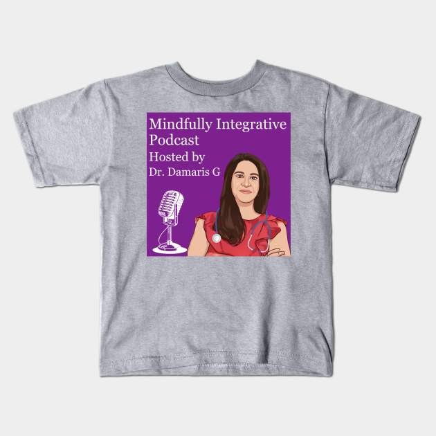 Cartoon Damaris Podcast 2 Kids T-Shirt by mindfully Integrative 